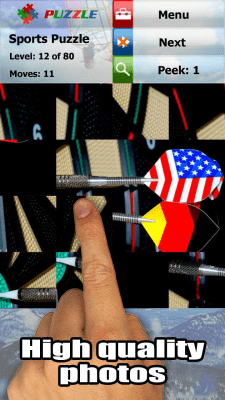 Screenshot of the application Sports puzzles - #4