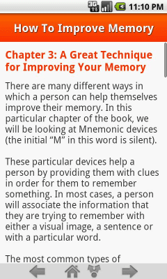 Screenshot of the application How To Improve Memory - #2