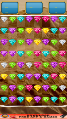 Screenshot of the application Diamonds Twister - #3
