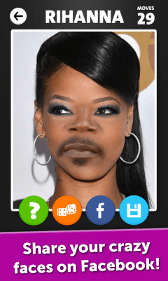 Screenshot of the application Celebrity Face Mania - #4