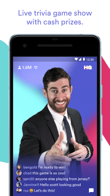 Screenshot of the application HQ - Trivia & Words - #1