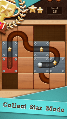 Screenshot of the application Roll the Ball - slide puzzle - #4