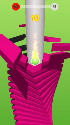 Screenshot of the application Twisty Stack - #9