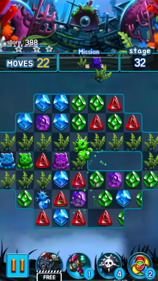 Screenshot of the application Jewel Kraken: Match3 puzzle - #5