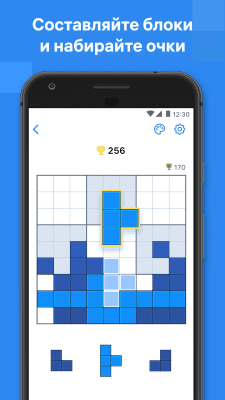 Screenshot of the application Blockudoku - #1