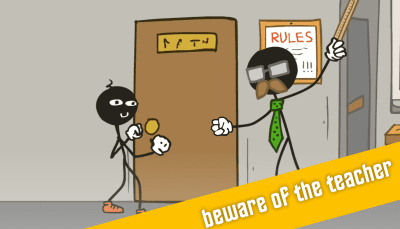 Screenshot of the application Stickman Escape School Super - #3