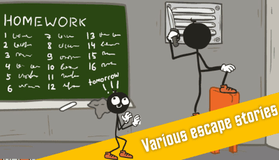 Screenshot of the application Stickman Escape School Super - #4