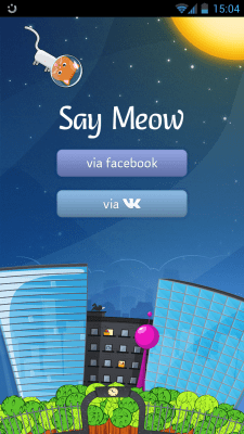 Screenshot of the application Say Meow - #1