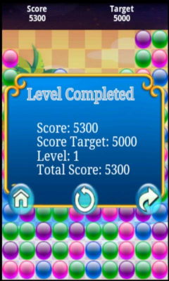 Screenshot of the application Bubbles Popper - #4