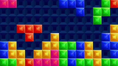 Screenshot of the application Quadris (Tetris blocks) - #5