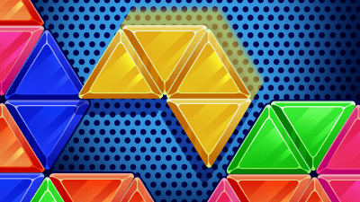 Screenshot of the application Quadris (Tetris blocks) - #6