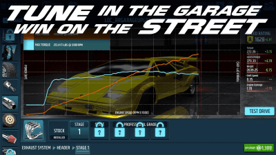 Screenshot of the application Racing Rivals - #1