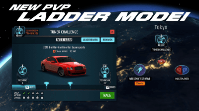 Screenshot of the application Racing Rivals - #2