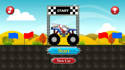 Screenshot of the application Speedy Truck : Hill Racing - #1