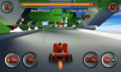 Screenshot of the application Jet Car Stunts Lite - #2