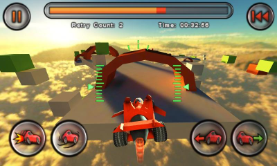 Screenshot of the application Jet Car Stunts Lite - #3