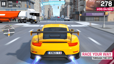 Screenshot of the application Turbo Drift Race 3d - #6