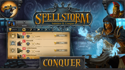 Screenshot of the application Spellstorm - #4
