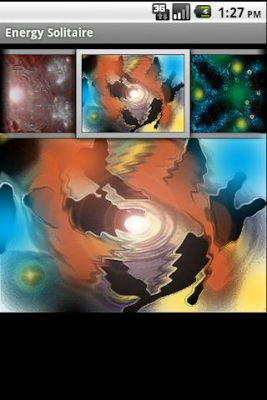 Screenshot of the application High Energy Solitaire - #3