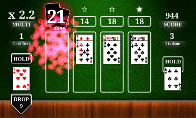 Screenshot of the application Simply 21 - Blackjack - #1