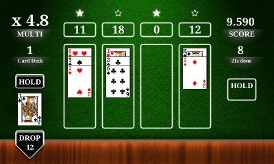 Screenshot of the application Simply 21 - Blackjack - #2