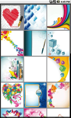 Screenshot of the application Create a postcard - #3