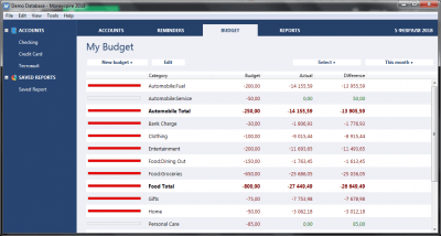 Screenshot of the application Moneyspire - #6