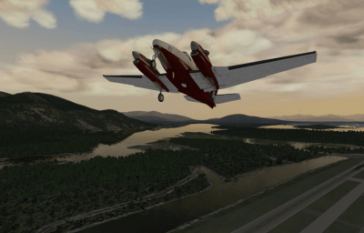 Screenshot of the application X-Plane - #1