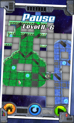 Screenshot of the application Space Labyrinth - #2
