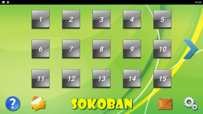 Screenshot of the application Sokoban - #2