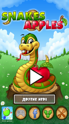 Screenshot of the application Snakes and apples - #1