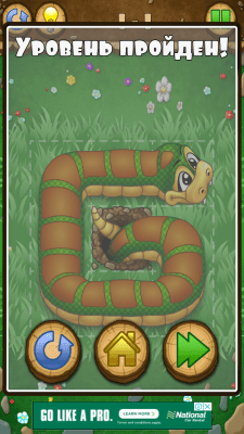 Screenshot of the application Snakes and apples - #5