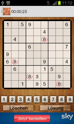 Screenshot of the application Sudoku Free - #2