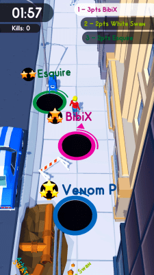 Screenshot of the application Hole.io - #6