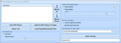 Screenshot of the application Join Multiple JPG Files Into One - #1