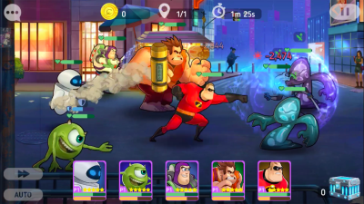 Screenshot of the application Disney Heroes: Battle Mode - #6