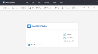 Screenshot of the application EaseUS PDF Editor - #1