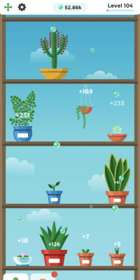 Screenshot of the application Terrarium: Garden Idle - #1