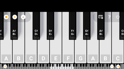 Screenshot of the application Mini Piano Lite - #1