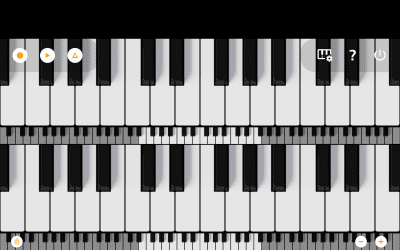 Screenshot of the application Mini Piano Lite - #3