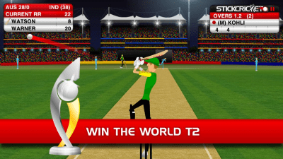Screenshot of the application Stick Cricket - #2