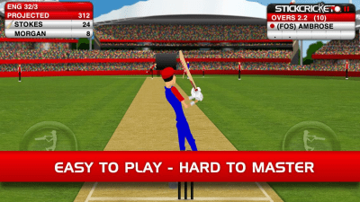 Screenshot of the application Stick Cricket - #3