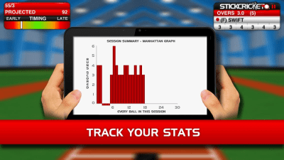 Screenshot of the application Stick Cricket - #5