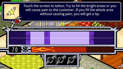 Screenshot of the application Tattoo Tycoon. Free - #3
