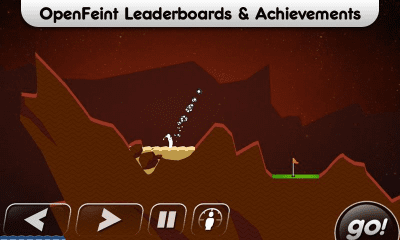 Screenshot of the application Super Stickman Golf - #4