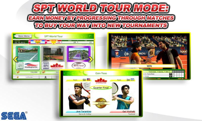 Screenshot of the application Virtua Tennis Challenge FREE - #1