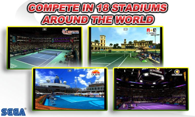 Screenshot of the application Virtua Tennis Challenge FREE - #3