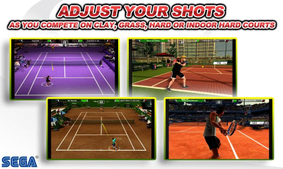 Screenshot of the application Virtua Tennis Challenge FREE - #4