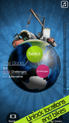 Screenshot of the application Touchgrind BMX - #5