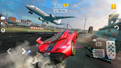 Screenshot of the application Extreme Car Driving Simulator - #1